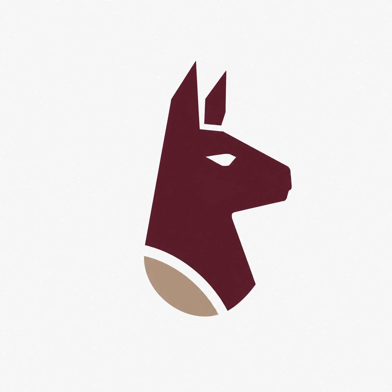 Llama Heads geometric llama mark
